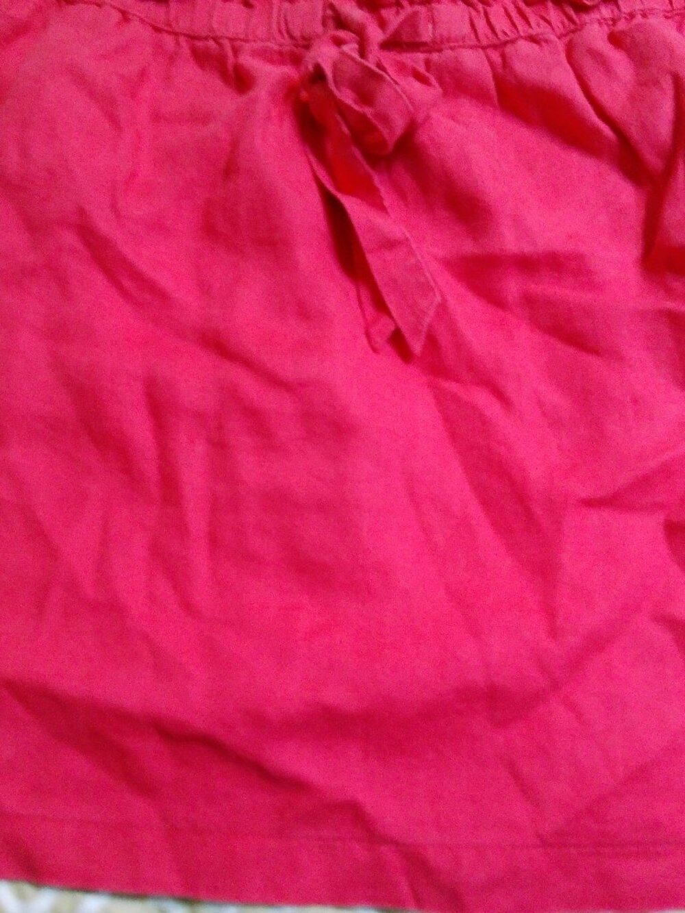 ST TROPEZ 100 % LINEN DRAW STRING SKIRT SIZE MED GOOD CONDITION